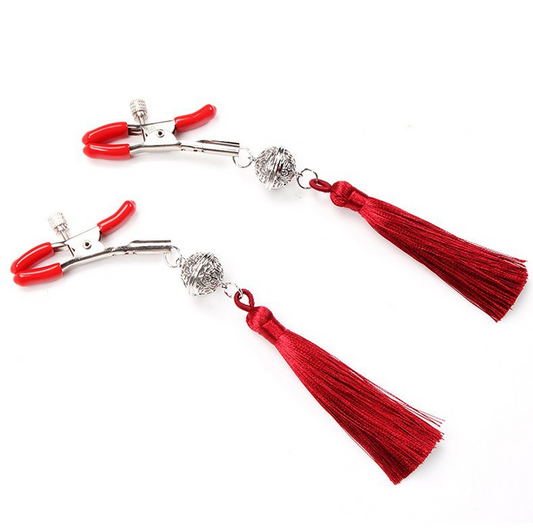 Adjustable Bowknot Bell Nipple Clips Multiple Styles