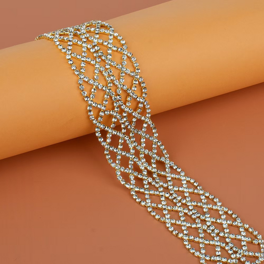 Fashion Retro Multi-layer Imitation Pearl Waist Chain Elegant High-end Versatile Dress Accessory