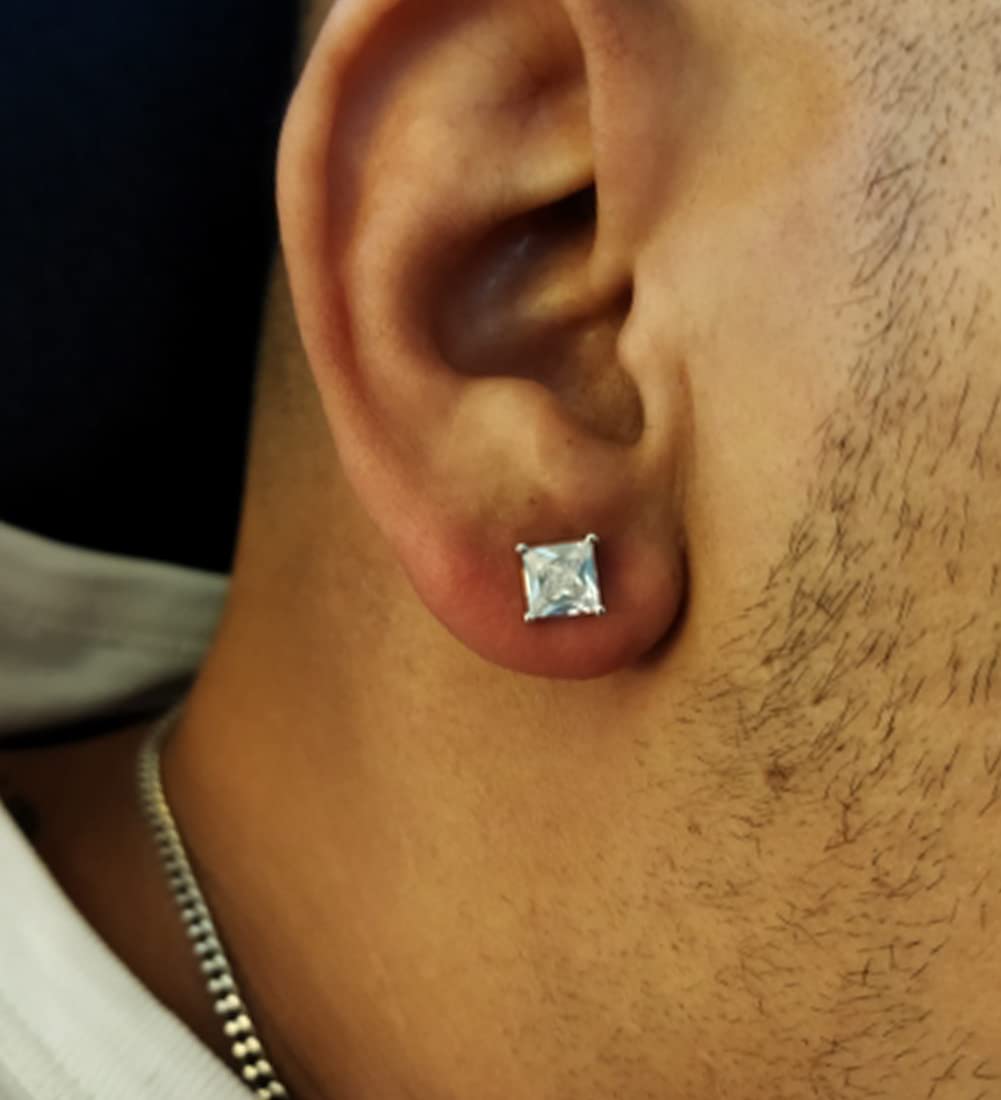 D.bella Magnetic Studs for Men Clip on Earrings