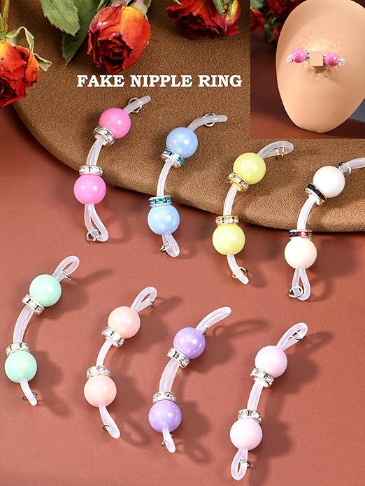 D.bella 4 Pairs Handmade Adjustable Nipple Nooses with Silicone