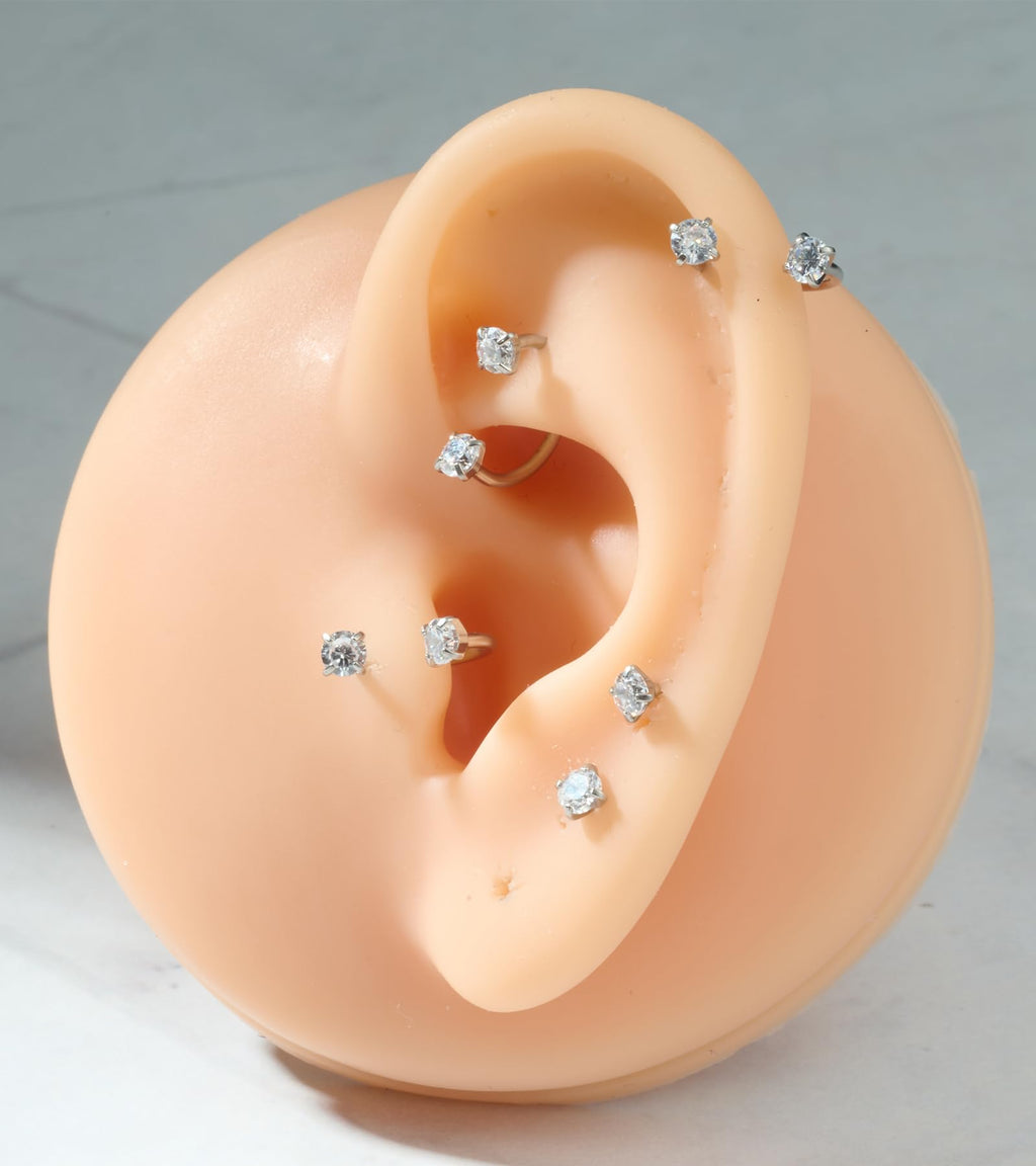 D.bella 20g 18g 16g Horseshoe Nose Ring Piercing Jewelry