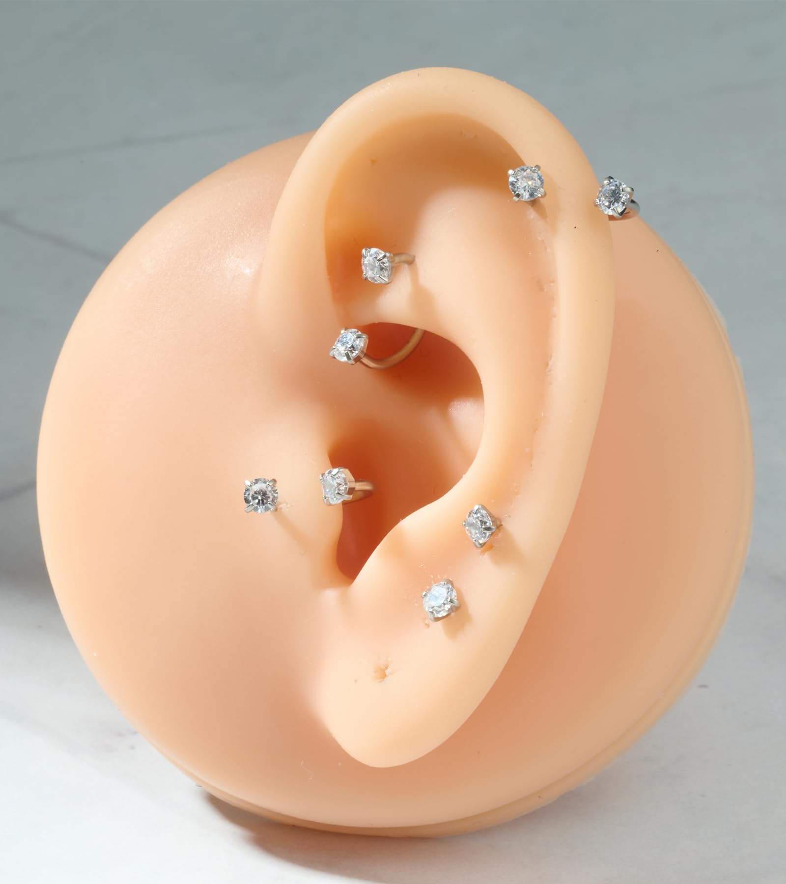 D.bella 20g 18g 16g Horseshoe Nose Ring Piercing Jewelry